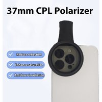 37mm CPL Phone Camera Lens Improve Color Saturation And Contrast Professional For Most Smartphones Polarized Phone Camera Lens