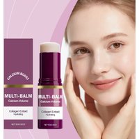 Calcium Volume Multi Balm Stick - Hydrating & Firming Stick Care Collagen Infused Pre-Makeup Moisturizer