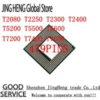 Core 2 Duo T2080 T2250 T2300 T2400 T5200 T5500 T5600 T7200 T7400 T7600 Available for GM945 PGA479 Notebook Laptop CPU