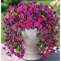 2pcs Artificial Morning Glory UV-Resistant Wall Hanging Fake Flowers for Home Garden Decorations Versatile Outdoor Wedding Decor