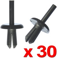 1x DEFENDER 90 110 130 WHEEL ARCH MUD SPAT PUSH RIVET PLASTIC CLIPS LAND ROVER