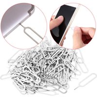 Universal Anti Loss Pin Eject Sim Card Tray Open Pin Needle 1/5/10/50pcs Key Tool for iphone 15
