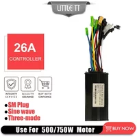 AliExpress NONE 1PCS JN 24V/36/48V E-Bike Sine Wave 26A 500/750W SM Three Mode Brushless Controller Electric Scooter Electric Bicycle Access