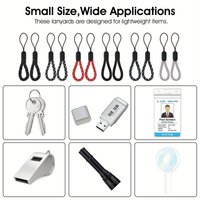 2/4/6pcs Mobile Phone Strap Short Lanyard for Keys ID card Cell phone Universal Hold Lanyards Handheld Rope Wear-resistant Stra