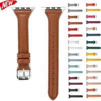 Slim Leather Women Strap for Apple Watch 11/10 42/46MM 49/45/44/42/41/40/38 for IWatch Serie 9 8 7 6 5 4 3 2 SE3/2/1 Ultra3/2/1