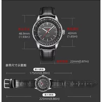 New NORTH EDGE EVOQUE 3 Pilot Series Watch For Men Aviation Military Solar Powered Watch Leather Strap Luminous Stainless Steel
