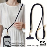 kkjoy Hands Free Mobile Phone Holder Adjustable Crossbody Strap Multi Color
