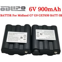 6V 900mAh BATT5R AVP7 Battery For Midland G7 G9 GXT650 BATT-5R GXT500 GXT450 GXT900 GXT950 GXT-720 GXT-756 Rechargeable Battery