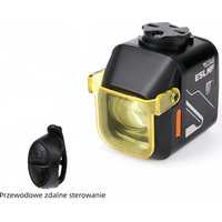 Aluminum Alloy Bicycle Headlight, 4000mAh Rechargeable Bicycle Light, Suitable for Night Riding on Mountain Bikes on Highways