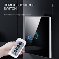 Remote Control Wall Switch Wireless 220V EU Standard 1/2/3 Gang Light Touch Switches Controller Glass Pane Wifi Smart Home RF433