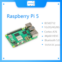Offizielles Original Raspberry Pi 5 Cortex-A76 Linux 4 GB 8 GB Armboard Python-Programmierung PCIe Gigabit Ethernet USB3.0