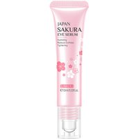15ml Sakura Serum Eye Massage Cream Slide Ball Firming Essence Remover Dark Circles Eye Bag Anti-Puffiness Eye Skin Care
