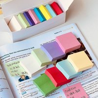 11-in-1 Box Pack Colorful Mini Square Sticky Notes Tear-off Sticky Notes for Student To Take Notes Multifunctional Index Sticker