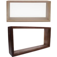 Shadow Box Frame Picture Frame for Dried Flowers Wooden Deep Dried Flower Display Frame for Memorabilia Award Photos Bouquet