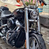 For HARLEY Softail Standard FXST 2018-2025 Fork Protector Sleeve Aluminum Shock Absorber Cover Black Chrome One-Piece