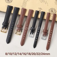 PU Leather Watch Bands Slim Soft Leather Wrist Band Waterrpoof Universal Bracelet 8mm 10mm 12mm 14mm 16mm 18mm 20mm 22mm 24mm