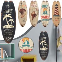 Festival Bar Home Party Decor Halloween Casual Home Decor Vintage Wooden Print Sign Surfboard Wooden Sign Beach Style Hanging