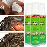 207 ml Lace Melting and Holding Mousse, Reduce & Prevent Frizz, Nourishes Dry & Crips Hair,Supreme Hold for Wig Hair