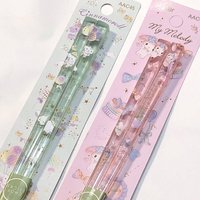 Aniem Cinnamoroll Chopsticks My Melody Crystal Acrylic Chopsticks Cute Non-Slip Transparent Sterilizable Portable Not Moldy