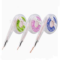 Original Goot Lead-free RoHS MSDS Anti-Hot Desoldering Wick BGA Braid Copper Wire Solder Remover 1.5mm 2mm 2.5mm Width