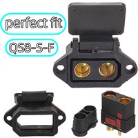 AliExpress QS8-S-Female sparkproof lithium battery plug (with flange mounting), retrofit e-bike/instrument charging port housing