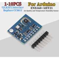 ENS160+AHT21 CO2 eCO2 TVOC Air Quality Sensor Temperature & Humidity Sensor for Arduino Replace CCS811