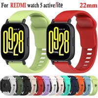 22mm Watch Strap For Xiaomi Redmi Watch 5 Active Band Replacement Strap For Redmi Watch 5 Lite Correa Watchbands Bracelet