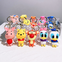 2026 New Cute Bear Mickey Minnie Keychains Adorable Minnie & Mickey Plush Disney Charms for Bags Donald Goofy & Daisy Shop Now