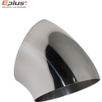 45 Degree Stainless Steel Pipe fittings Elbows Welding Pipe Universal Fitting Car Exhaust Pipe Muffler Welded Pipe