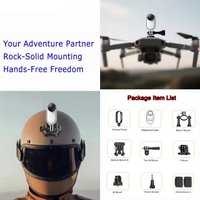 Accessories Kit Accessory Quick Release Buckle Tripod Mounts Sticker Cycling Driving Helmet Waterproof for Action Camera of H88