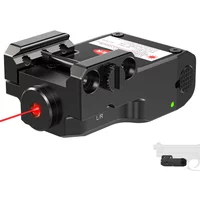 Kompaktowy celownik laserowy z ładowaniem magnetycznym 1031, czerwony/niebieski, wbudowana bateria litowa, kompatybilny z sportem i użytkiem na zewnątrz