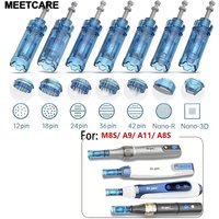 10/20pcs A9 Bayonet Cartridge Needle for M8S /A8S/ A9/ A11 Microneedle 12/ 18 /24 /36 /42 pin Round / 3D Nano Replacement Tip