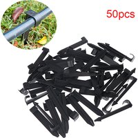 DN16 C Type Ground Stakes for PE Pipe Effortless Install Garden Drip Irrigation Hose Peg for Outdoor Lawns