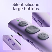 Mini Blue Tooth Page Turner Video Music Switching Remote Photos Capture For E-Book Readers Mobile Phone Tablet Page Turning