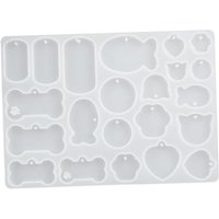 Pet Tag Molds for Crafting - Premium Quality Silicone Resin Shapes
