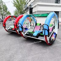 Double PVC Music Bar Car Roller Coaster Indoor and Outdoor Night Market Amusement Equipment