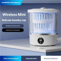 HOMEFISH Dehydrated Underwear Washing Machine Fully Automatic Dormitory Mini Mini Sock and Underwear Washing Machine