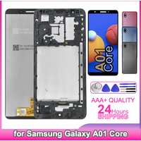 Tested 5.3" LCD for Samsung Galaxy A01 Core Display Touch Screen A013F Digitizer Replacement Assembly with Frame
