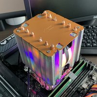 X99 CPU Cooler 6 Heatpipes PC Processor Quiet RGB Cooling Fan For Intel LGA 775 1150 1151 1156 1366 1200 1700 2011 AM3 AM4 AM5
