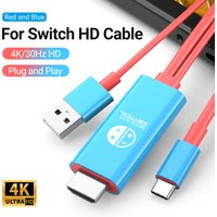 USB C to HDMI 4K Cable Type C HDTV Adapter Converter for iPhone 15 16 17 Switch Steam Deck MacBook iPad Samsung Xiaomi Laptop