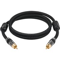 ATAUDIO HiFi RCA Coaxial Cable Professional Stereo Audio Cable Hi-end 6N OFC RCA Male to Male Connector for Amplifier Speaker CD