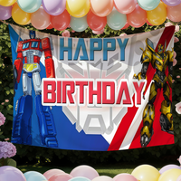 Fantasy movie T-TRANSFORMERS flag Suitable For Party Club Outdoor Interior Wall Art Decoration Banner Gift