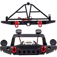 Metal Front Bumper for 1/10 RC Crawler TRX-4 Defender Axial SCX10 SCX10 II iii 90046 90047 AX103007