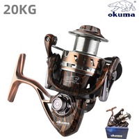Okuma leopard print fishing reel 20KG large braking force, precise transmission structure, smooth and stable
