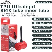 MOTSUV TPU Material Ultralight Bike Inner Tube 16inch18"20"22"24"26"27.5"29" French Valve 45/65MM Bicycle Tire Inner Tube Parts
