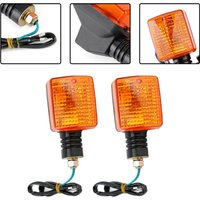 2x Lights For Honda CB 250 350 400 500 650 900 Shadow 750 Amber Motorcycle Signal Indicator Lamp Accessories