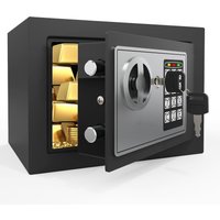 2026 NEW Electronic Digital Keypad Lock Safe Security Box All Steel for Home Office Password and Key Unlock Safe and Compact