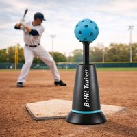 Tee Popper For Hitting Practice Without A Pitcher Nylon Material For Strength Baseball Training Popper Ball,Baseball Trainer
