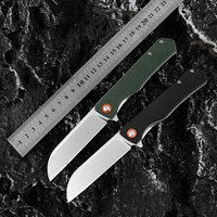 D2-Klinge Micarta-Griff Camping Outdoor Tragbares Taschenklappmesser J-349