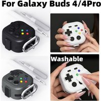 Cute Retro Game Case for Samsung Galaxy Buds 4 Pro & Buds 4 Secure Lock Protective Case Cover for Samsung Galaxy Buds 4 Pro 2026